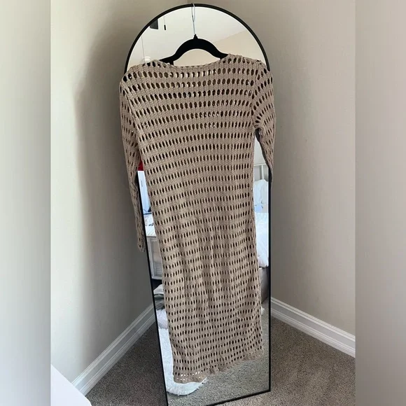 Zara Knit Long Sleeve Dress - Picture 7 of 8